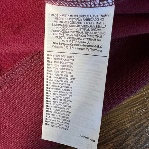 NWT Nike FCB Barcelona Soccer Full Zip Track Jacket Mens XXL Maroon 2018 Graphic - Picture 9 of 10